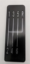 1964 1965 Chevelle Console 6-Speed Shifter Pattern