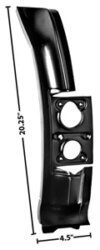 1964 1965 TAIL LAMP MOUNTING PANEL. RIGHT, EL CAMINO (ea)