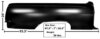 1964-65 EL Camino Full Quarter Panel, Right OUT OF STOCK NO ETA