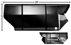 1964-67 EL Camino Quarter to Bed Floor Filler Panel, RH