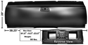 1964-67 El Camino Tailgate Panel (ea)
