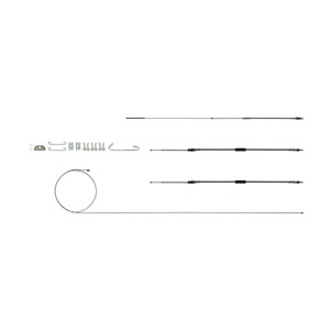 1964-67 Emergency Brake Cables El Camino, Stainless Turbo 400
