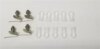 1964-67 Vinyl Top Molding Clips