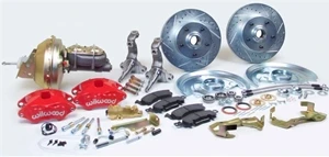 1964-72 Chevelle / El Camino Performance Front Disc Brake Conversion Kit with Wilwood Calipers (Front, 9" or 11", w/ Booster & Master Cylinder)