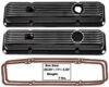 1964-72 Small Block Valve Covers w/Gaskets (Painted Aluminum) (LT1 Style)(1015B)