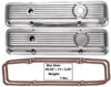 1964-72 Small Block Valve Covers w/Gaskets (Polished Aluminum) (LT1 Style)(1015)