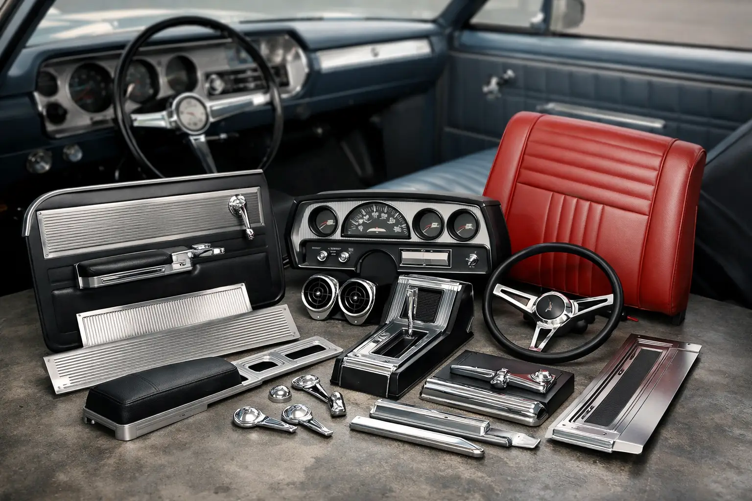 1964 Malibu Interior Trim Parts Guide