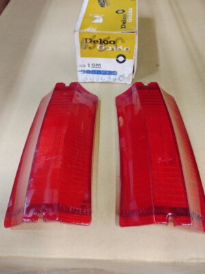 1965 EL Camino NOS Tail Light Lens (pair)