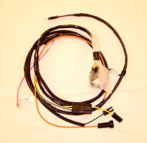 1966 Chevelle, El Camino Engine Harness, 6 Cylinder with Gauges (CH60308) & C.A.C. Air