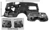 1968-72 Convertible Firewall Panel (EA)