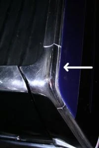 1968-72 El Camino Right Rear Bed Corner