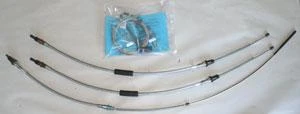 1968-72 Emergency Brake Cables, Turbo 400 (KIT)