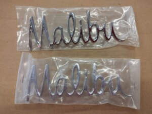 1968 Chevelle NOS Malibu fender emblems