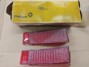 1968 Chevelle NOS taillight lenses PAIR (Glo-Brite)