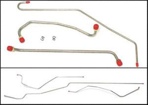 1968 Convertible front to rear brake line kit (Stainless Steel)