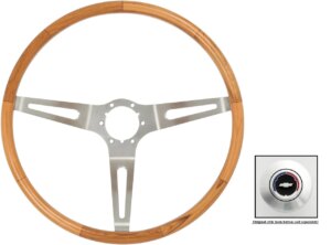 1969-72 Chevelle Teak "Comfort Grip" Style Steering Wheel