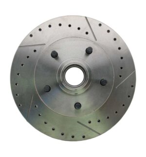 1969-72 Drilled and Slotted, Front Brake Rotor (pr)