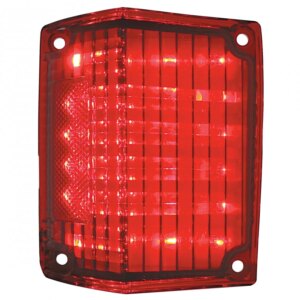 1970-72 Chevy El Camino & Station Wagon LED Tail Light Lens L/H