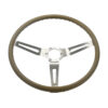 1970 Saddle 3-Spoke Steering Wheel (complete)