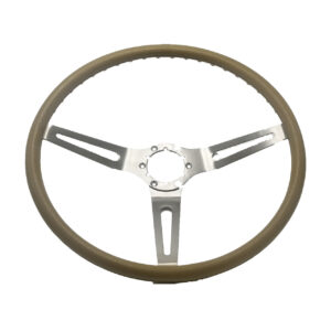 1970 Saddle 3-Spoke Steering Wheel (complete)