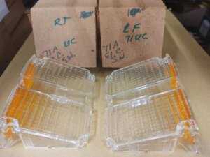 1971 NOS EL Camino & Station Wagon Parking Light Lens (PR.)