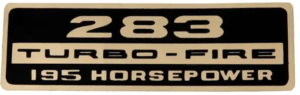Chevelle or El Camino 283-195 Valve Cover Decal (ea)