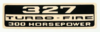 Chevelle or El Camino 327-300 Valve Cover Decal (ea)