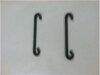 PARK BRAKE CABLE GUIDES. PAIR