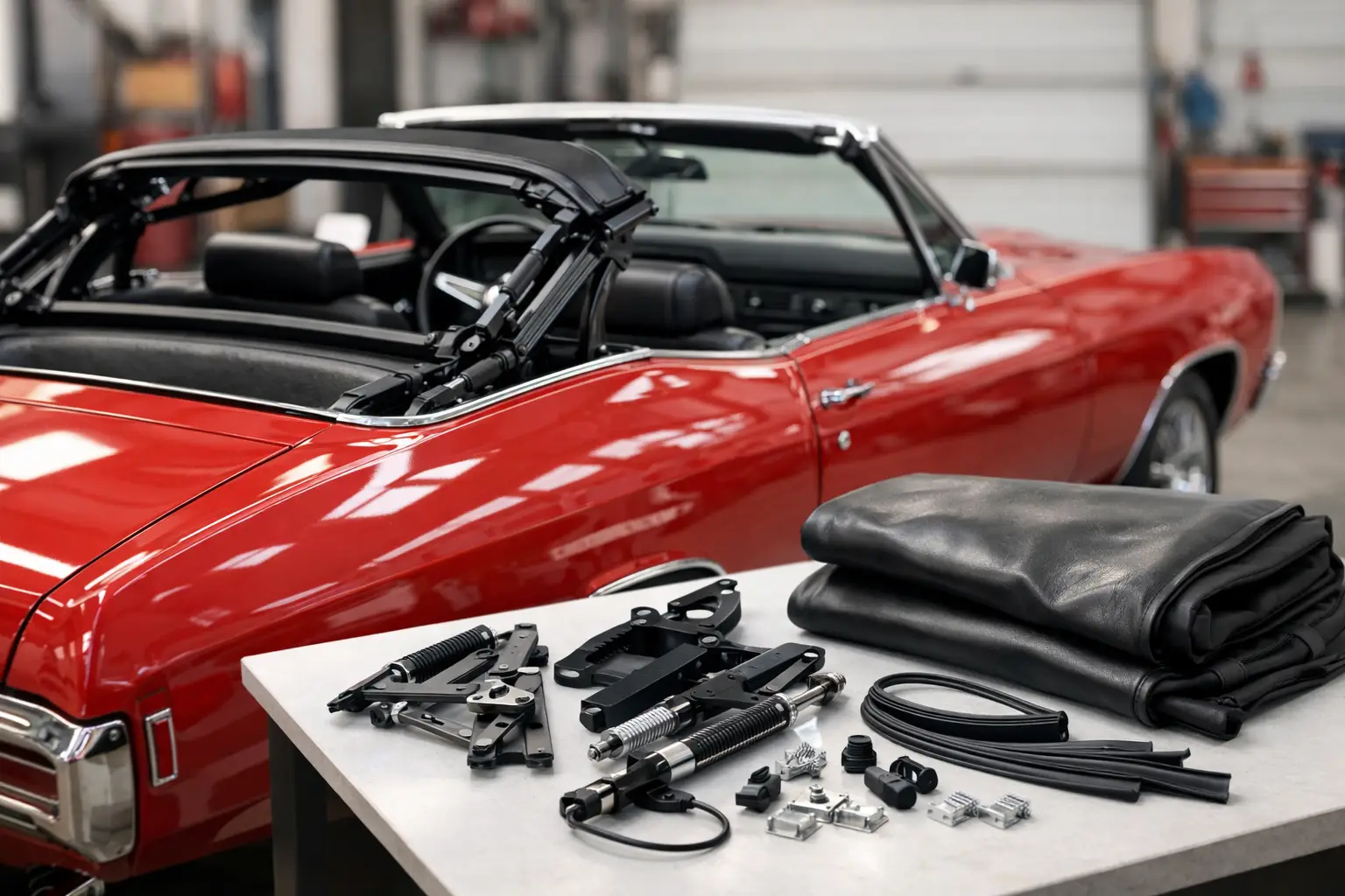 Chevelle Convertible Top Parts Guide