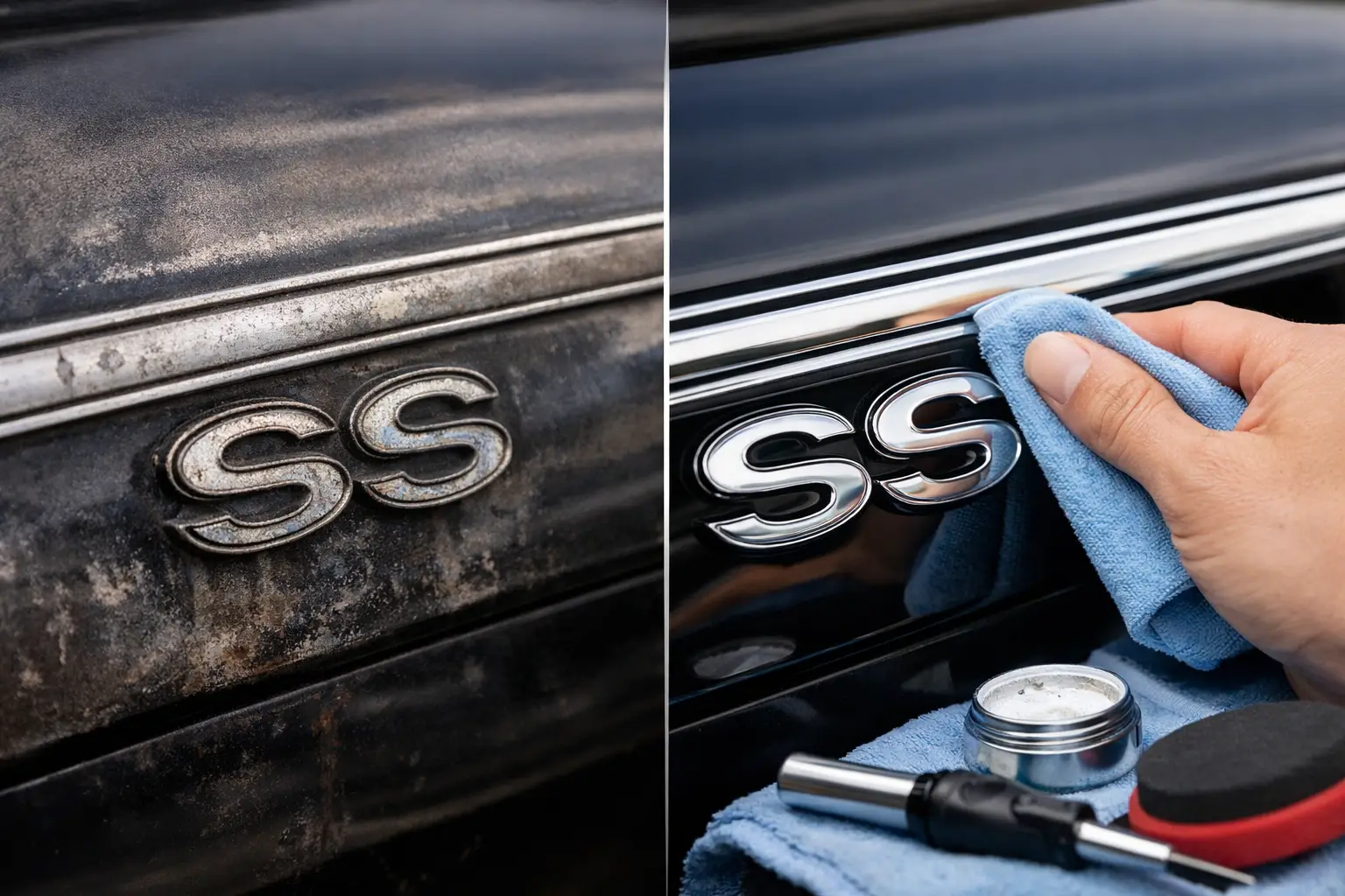 Chevelle SS Trim Restoration Example
