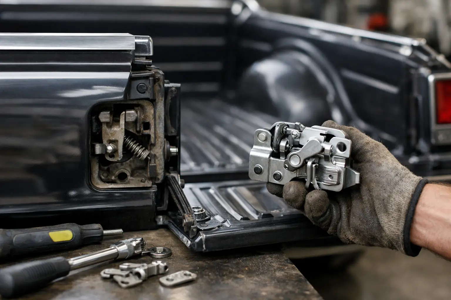 How to Rebuild El Camino Tailgate Latches