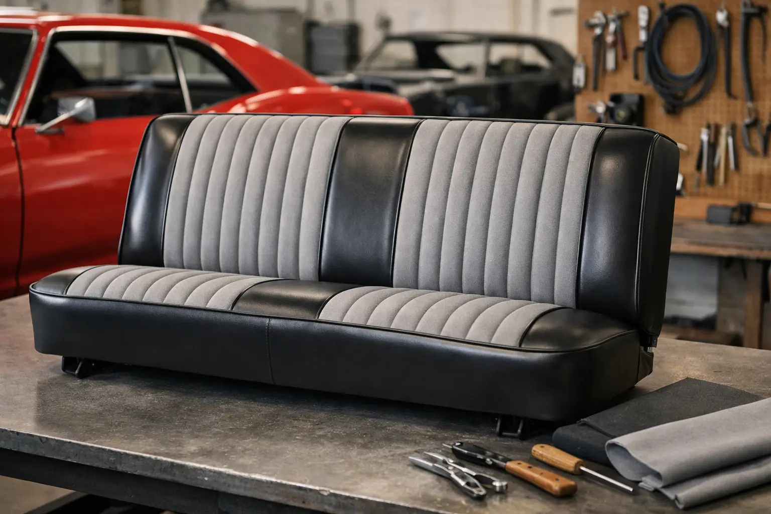 Malibu Bench Seat Rebuild Example for Restorers